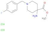 Methyl 4-amino-1-(4-fluorobenzyl)piperidine-4-carboxylate dihydrochloride