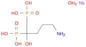 Phosphonic acid, (4-amino-1-hydroxybutylidene)bis-, monosodium salt, trihydrate