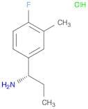 (S)-1-(4-Fluoro-3-methylphenyl)propan-1-amine hydrochloride