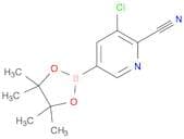 3-Chloro-5-(4,4,5,5-tetramethyl-1,3,2-dioxaborolan-2-yl)picolinonitrile