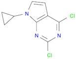 2,4-Dichloro-7-cyclopropyl-7H-pyrrolo[2,3-d]pyrimidine