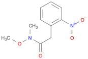 N-Methoxy-N-Methyl-2-(2-Nitrophenyl)Acetamide