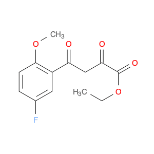 Ethyl 4-(5-fluoro-2-methoxyphenyl)-2,4-dioxobutanoate