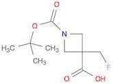 1-[(tert-butoxy)carbonyl]-3-(fluoromethyl)azetidine-3-carboxylicacid