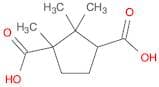 1,3-Cyclopentanedicarboxylic acid, 1,2,2-trimethyl-, (1R,3S)-