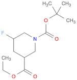1-tert-Butyl 3-ethyl 5-fluoropiperidine-1,3-dicarboxylate