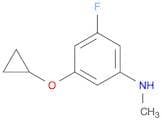 3-Cyclopropoxy-5-fluoro-N-methylaniline