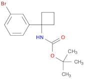 tert-butyl 1-(3-bromophenyl)cyclobutylcarbamate