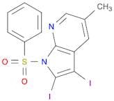2,3-Diiodo-5-methyl-1-(phenylsulfonyl)-1H-pyrrolo[2,3-b]pyridine
