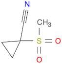 1-methanesulfonylcyclopropane-1-carbonitrile