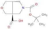cis-5-(tert-Butoxycarbonyl)hexahydro-1H-furo[3,4-c]pyrrole-3a-carboxylic acid