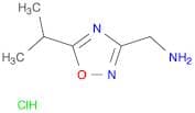 (5-Isopropyl-1,2,4-oxadiazol-3-yl)methanamine hydrochloride