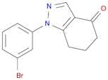 1-(3-Bromophenyl)-4,5,6,7-tetrahydro-1H-indazol-4-one