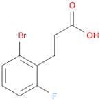 3-(2-Bromo-6-fluorophenyl)propanoic acid