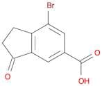 7-Bromo-3-oxo-2,3-dihydro-1H-indene-5-carboxylic acid