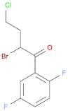 2-Bromo-4-chloro-1-(2,5-difluorophenyl)butan-1-one