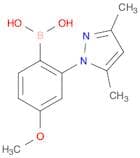 2-(3,5-dimethyl-1H-pyrazol-1-yl)-4-methoxyphenyl]boronic acid