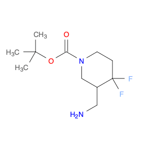tert-butyl 3-(aminomethyl)-4,4-difluoropiperidine-1-carboxylate)