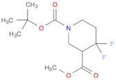 1-tert-butyl 3-Methyl 4,4-difluoropiperidine-1,3-dicarboxylate