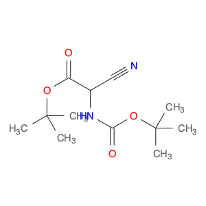 Acetic acid, cyano[[(1,1-dimethylethoxy)carbonyl]amino]-,1,1-dimethylethyl ester