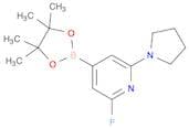2-Fluoro-6-pyrrolidinopyridine-4-boronic acid pinacol ester