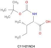 L-Isoleucine, N-[(1,1-dimethylethoxy)carbonyl]-