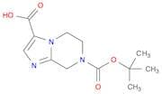 7-(TERT-BUTOXYCARBONYL)-5,6,7,8-TETRAHYDROIMIDAZO[1,2-A]PYRAZINE-3-CARBOXYLIC ACID