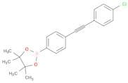2-[4-(4-Chlorophenylethynyl)phenyl]-4,4,5,5-tetramethyl-1,3,2-dioxaborolane