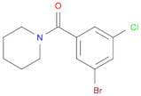 1-[(3-bromo-5-chlorophenyl)carbonyl]piperidine