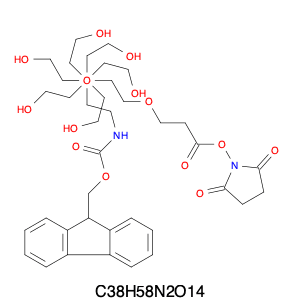 α-(Fmoc-amino)-ω-(succinimidyl propionate) octa(ethylene glycol)