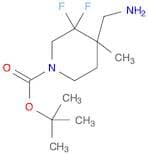 tert-butyl 4-(Aminomethyl)-3,3-difluoro-4-methylpiperidine-1-carboxylate