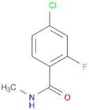 4-Chloro-2-fluoro-N-methylbenzamide