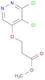 Methyl 3-((5,6-dichloropyridazin-4-yl)oxy)propanoate