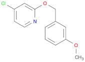 4-Chloro-2-((3-methoxybenzyl)oxy)pyridine