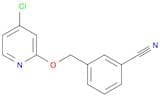 3-(((4-Chloropyridin-2-yl)oxy)methyl)benzonitrile