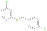 4-Chloro-2-((4-chlorobenzyl)thio)pyridine