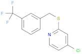 4-Chloro-2-((3-(trifluoromethyl)benzyl)thio)pyridine