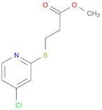 Methyl 3-((4-chloropyridin-2-yl)thio)propanoate
