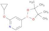2-Cyclopropoxy-4-(4,4,5,5-tetramethyl-1,3,2-dioxaborolan-2-yl)pyridine