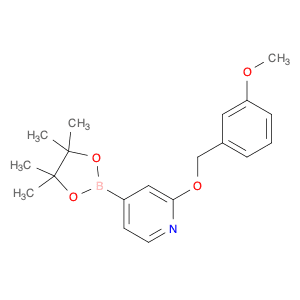 2-((3-Methoxybenzyl)oxy)-4-(4,4,5,5-tetramethyl-1,3,2-dioxaborolan-2-yl)pyridine