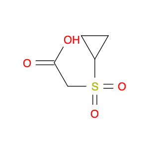 2-cyclopropylsulfonylacetic acid