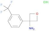 3-(3-(Trifluoromethyl)phenyl)oxetan-3-amine hydrochloride