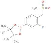 1,3,2-Dioxaborolane, 2-[3-fluoro-4-[(methylsulfonyl)methyl]phenyl]-4,4,5,5-tetramethyl-