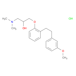 2-Propanol,1-(dimethylamino)-3-[2-[2-(3-methoxyphenyl)ethyl]phenoxy]-,hydrochloride