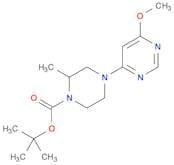 tert-Butyl 4-(6-methoxypyrimidin-4-yl)-2-methylpiperazine-1-carboxylate
