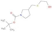 tert-Butyl 3-(((2-hydroxyethyl)thio)methyl)pyrrolidine-1-carboxylate