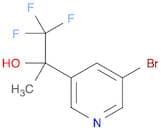 2-(5-Bromopyridin-3-yl)-1,1,1-trifluoropropan-2-ol