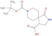 8-(tert-Butoxycarbonyl)-1-oxo-2,8-diazaspiro[4.5]decane-4-carboxylic acid