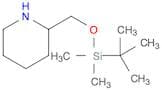 Piperidine, 2-[[[(1,1-dimethylethyl)dimethylsilyl]oxy]methyl]-