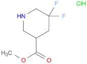 Methyl 5,5-difluoro-3-piperidinecarboxylate hydrochloride